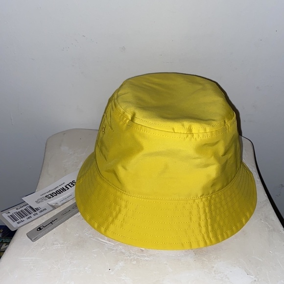 Rick Owens x Champion Yellow Nylon Bucket 🪣 hat Men’s Large - Picture 3 of 5